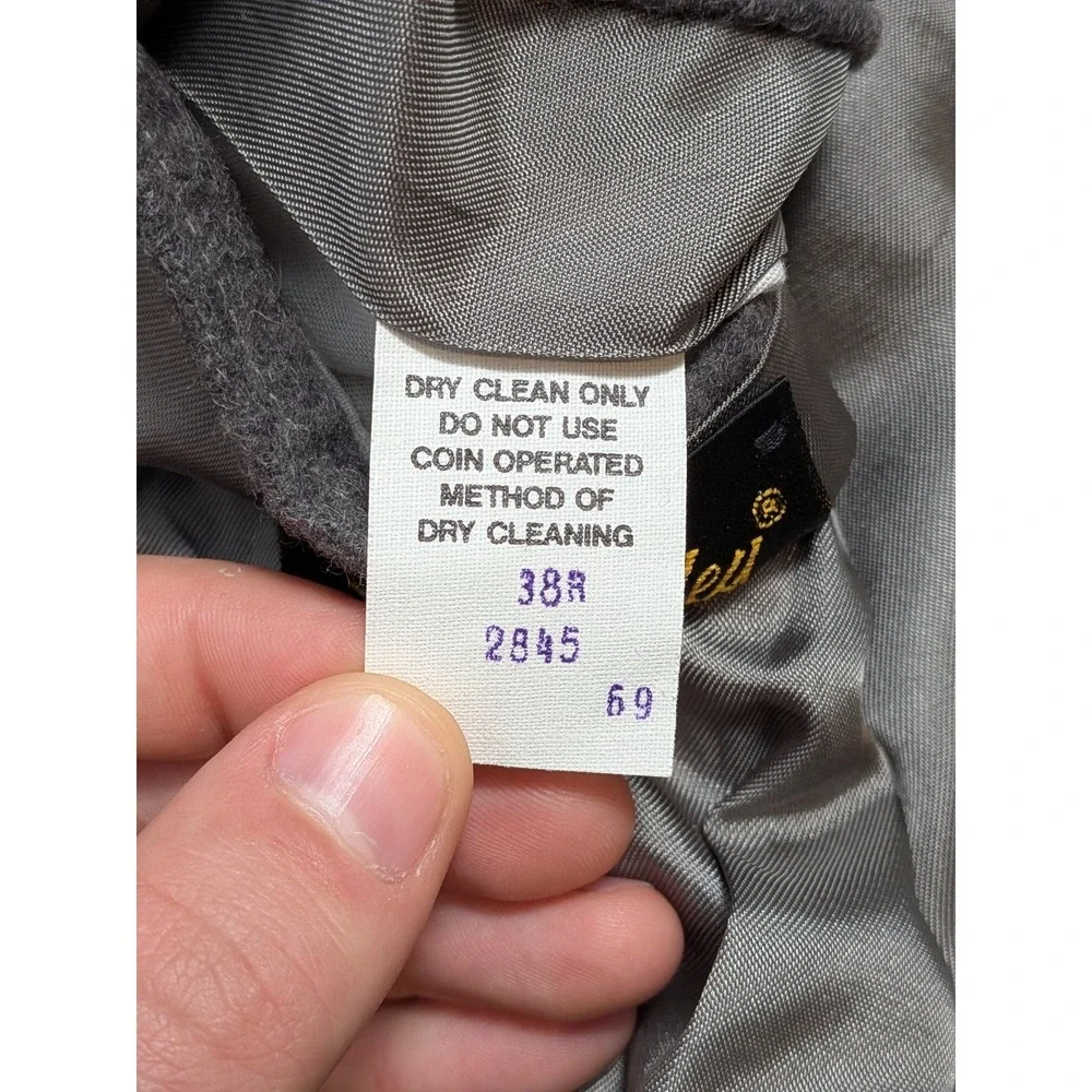Hunt Valley Men's Blazer 38R Camel Hair Gray Sport Coat Jacket Made in USA